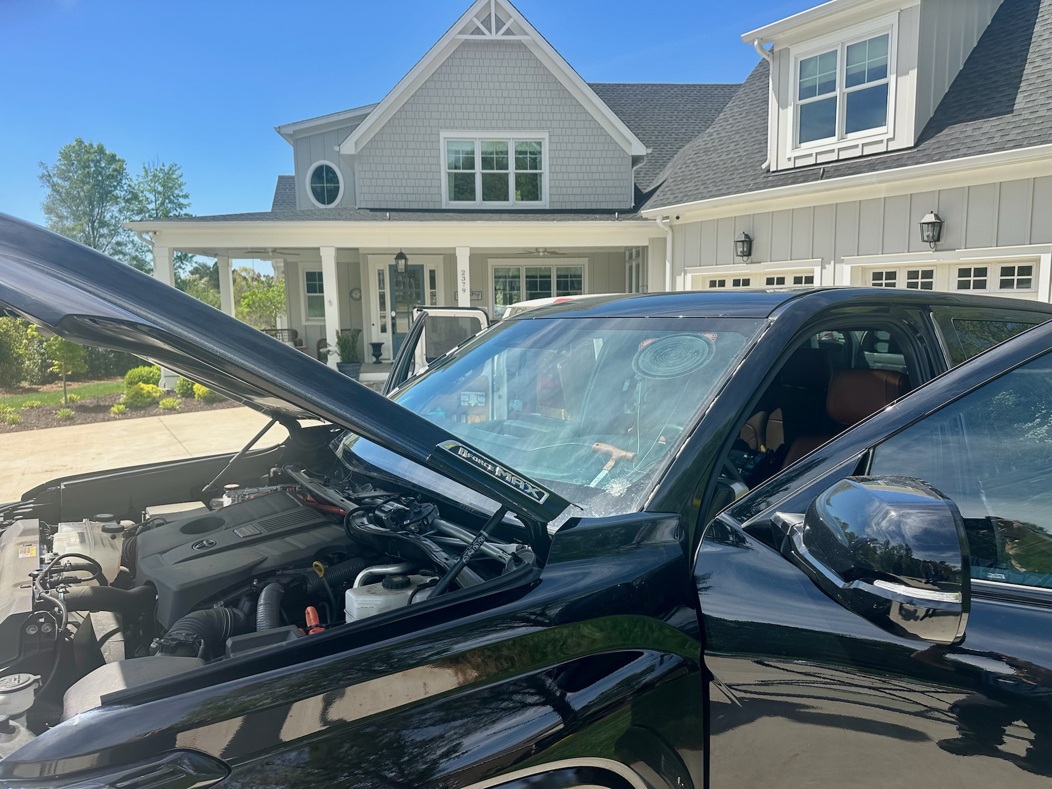 SuperGlass mobile windshield service at Charlotte NC home